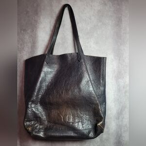 Madewell Brown Leather Tote Bag